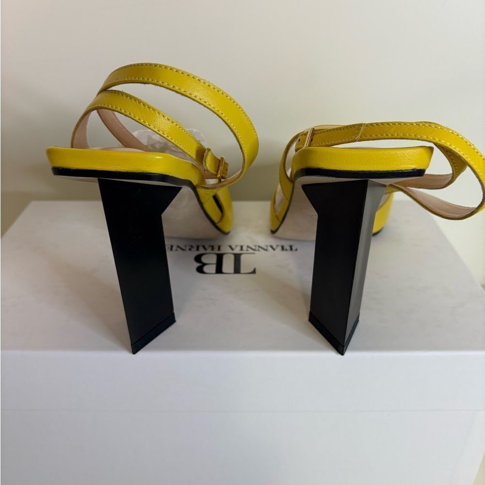 Yellow Slingback Heels - Picture 7 of 9